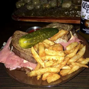 In House Brined and Corned Beef for our Rueben Sandwich