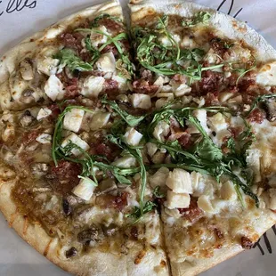 pizza, food
