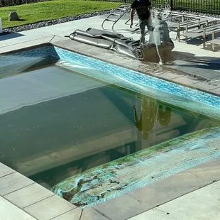 Groundwater behind liner