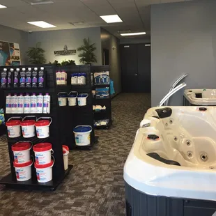 We supply Professional pool and spa chemicals, toys, rafts, games, outdoor signage, and more!