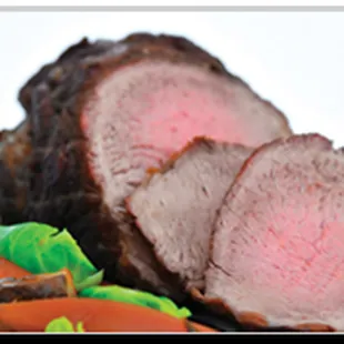 a plate of roast and vegetables