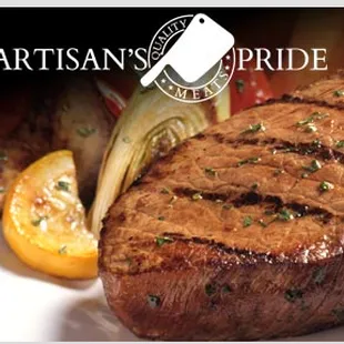 steak and vegetables