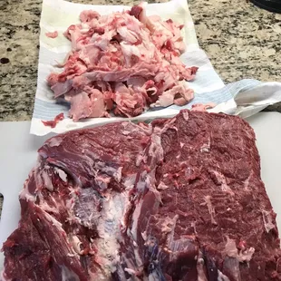 Beef ribs, all fat!