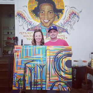 Happy patrons...their smiles tell it all.