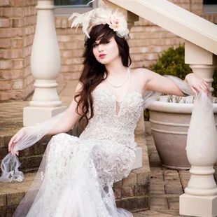 Makeup for bridal photo shoot