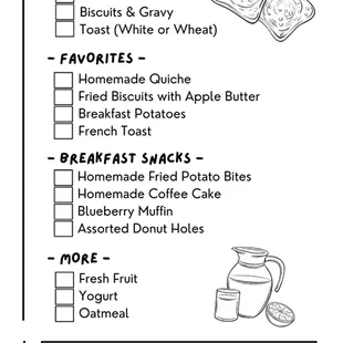 Breakfast Menu
