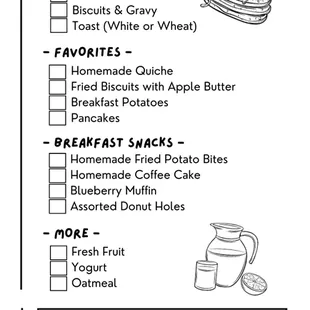 Breakfast Menu