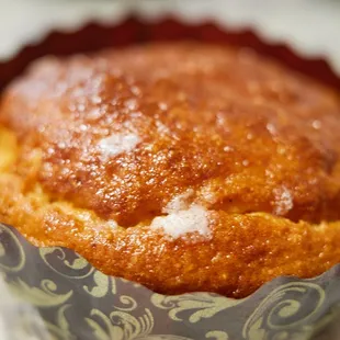 Laie vanilla and tolentino honey cornbread muffin