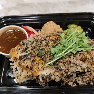 Mochi Crusted Fish