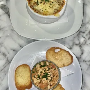 French Onion Soup &amp; Hudson Valley Foie Gras