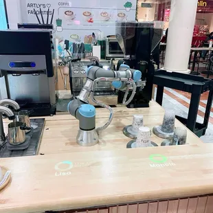 Robot Coffee Kiosk