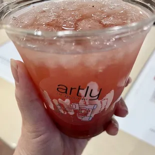 Honey Rose Strawberry Yuzu Refresher