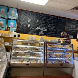 a display of pastries