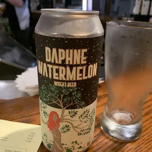 Daphne Watermelon wheat beer from Euryale Brewing