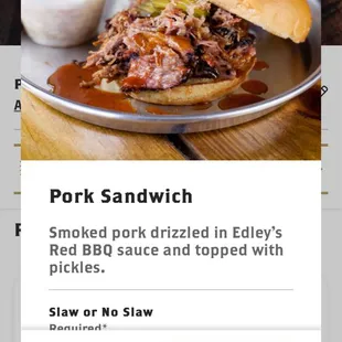 EDLEYS Pulled Pork