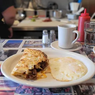 Teriyaki Beef Hashbrown Sandwich
