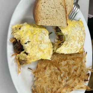 Veggie omelet