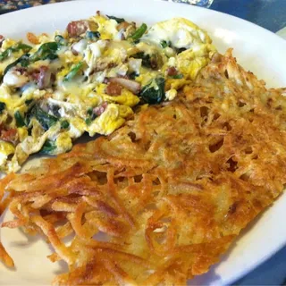 Spinach Scrambled Eggs