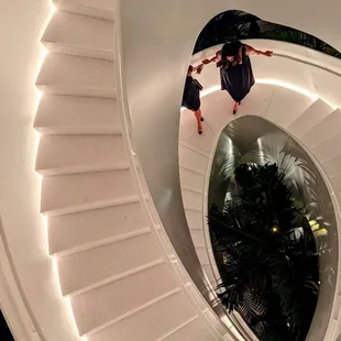 Stairs leading to the Arts Club