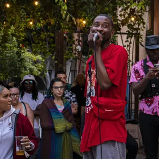 Rapper Redbad of Eddie's Liquor Collective