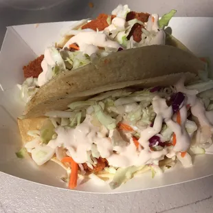 Fish tacos from Craig and Carter's