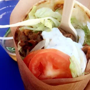 Hot and spicy gyro