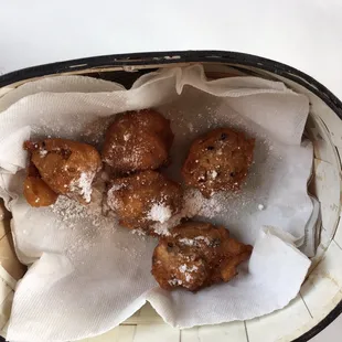 Dutch oven Apple Fritters