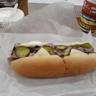 Roast beef sub.