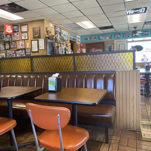 the interior of a restaurant