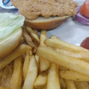 Tenderloin and fries