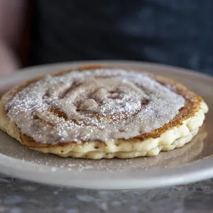 Cinnamon roll pancake