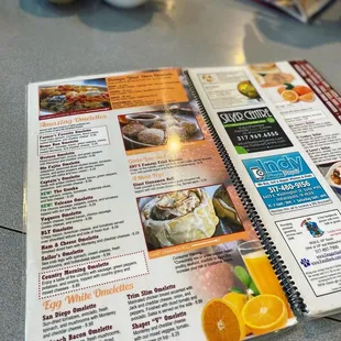 Menu is definitely one of the longest I've ever seen