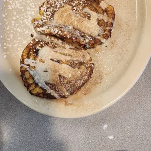 Cinnamon roll French toast
