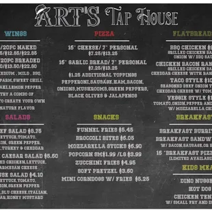 Menu side 2