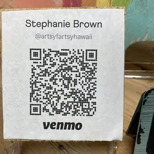 That's awesome, they accept Venmo