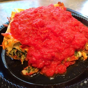 Spinach lasagna