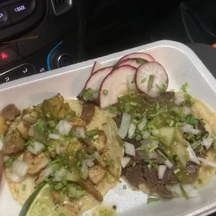 Tacos in my car!