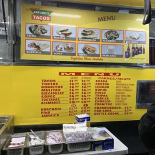 New menu. Taken 12/2019