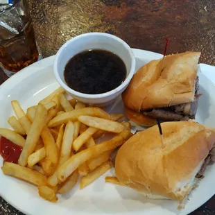 The French dip was to die for!