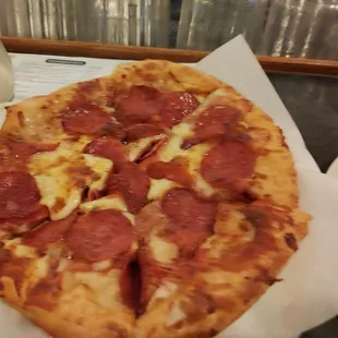 Pepperoni pizza