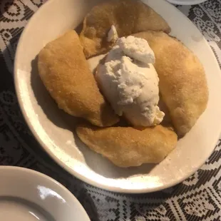 Sopapillas With Ice Cream