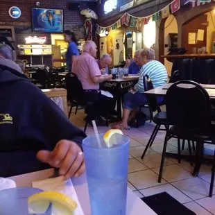 Very pleasant atmosphere.