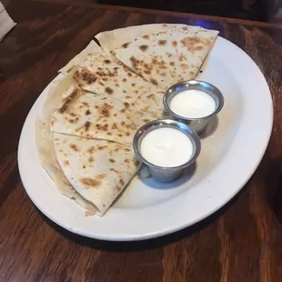 Shredded Chicken Quesadilla