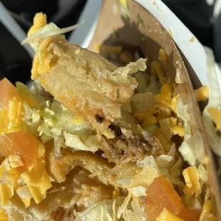 Ground beef puffy taco 1/2023