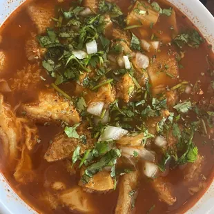Menudo with Homemade Corn Tortillas