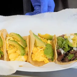 Tacos de Desayuno y Asada