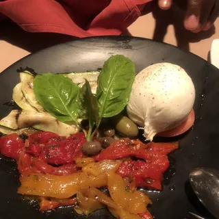 Burrata con Verdure (when available)