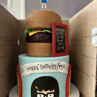 Bob&apos;s Burgers cake for my daughter