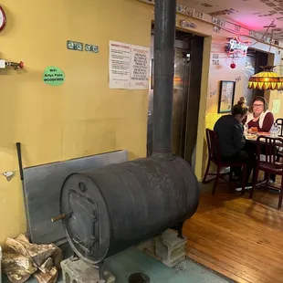 55 gal drum Wood stove , so cool