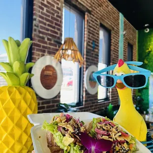 Guac and Roll toast.

Our version of the avocado toast